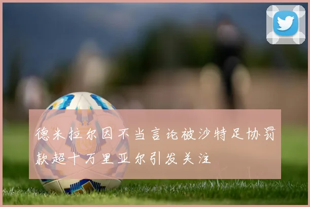 德米拉尔因不当言论被沙特足协罚款超十万里亚尔引发关注